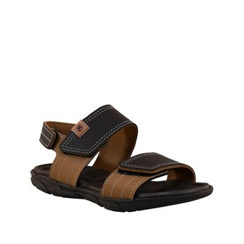 Sandalia-Cafe-e-Caramelo-Kids-Velcro-|-Molekinho-Tamanho--29---Cor--CAFE-0